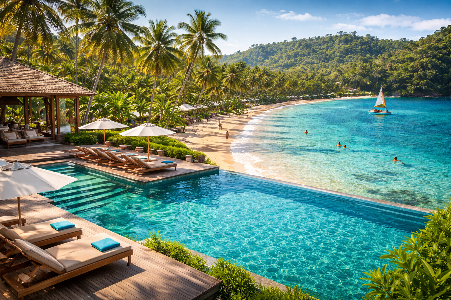 Tourism destinations in Sri Lanka including Sigiriya, beaches and tea plantations