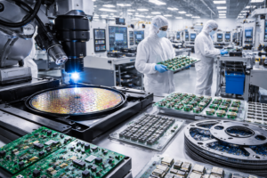 Semiconductor and electronic component manufacturing facility