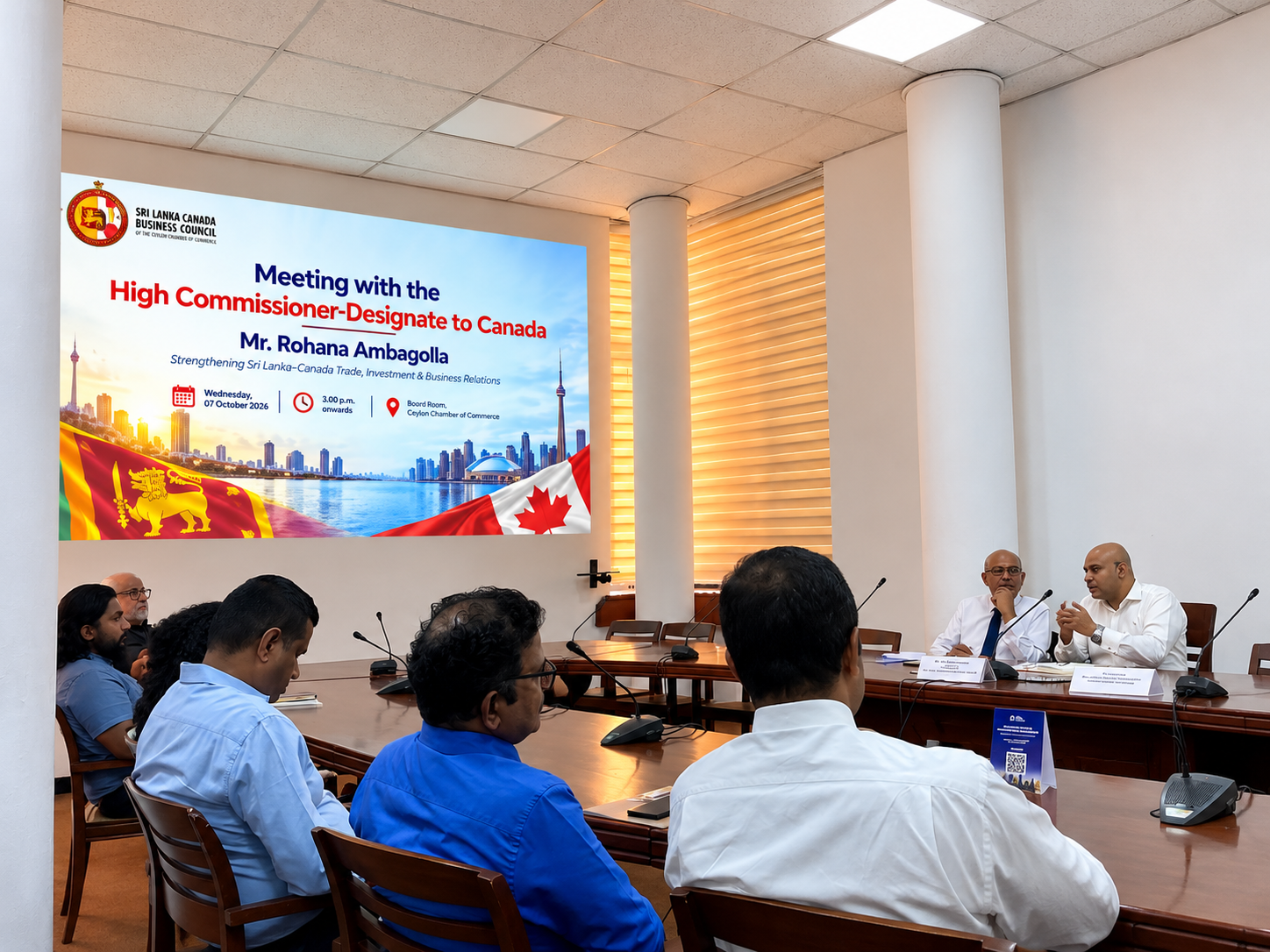 Sri Lanka–Canada Business Council Meeting on Trade and Investment